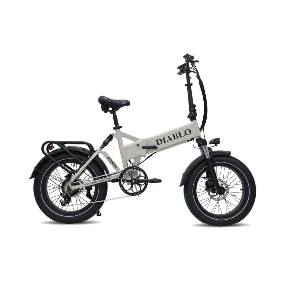 Diablo Storm - Fatbike - Elektrisches Klapprad - Dunkelblau