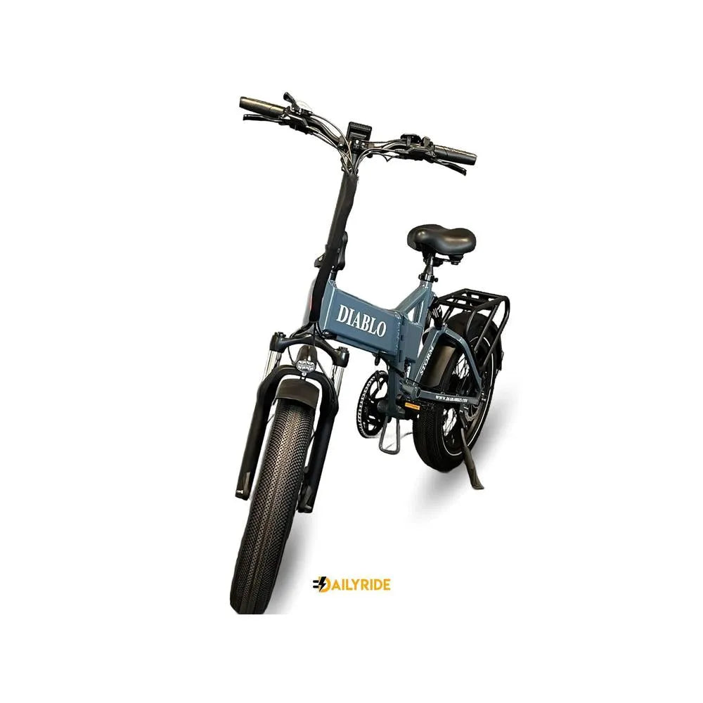 Diablo Storm - Fatbike - Elektrisches Klapprad - Dunkelblau
