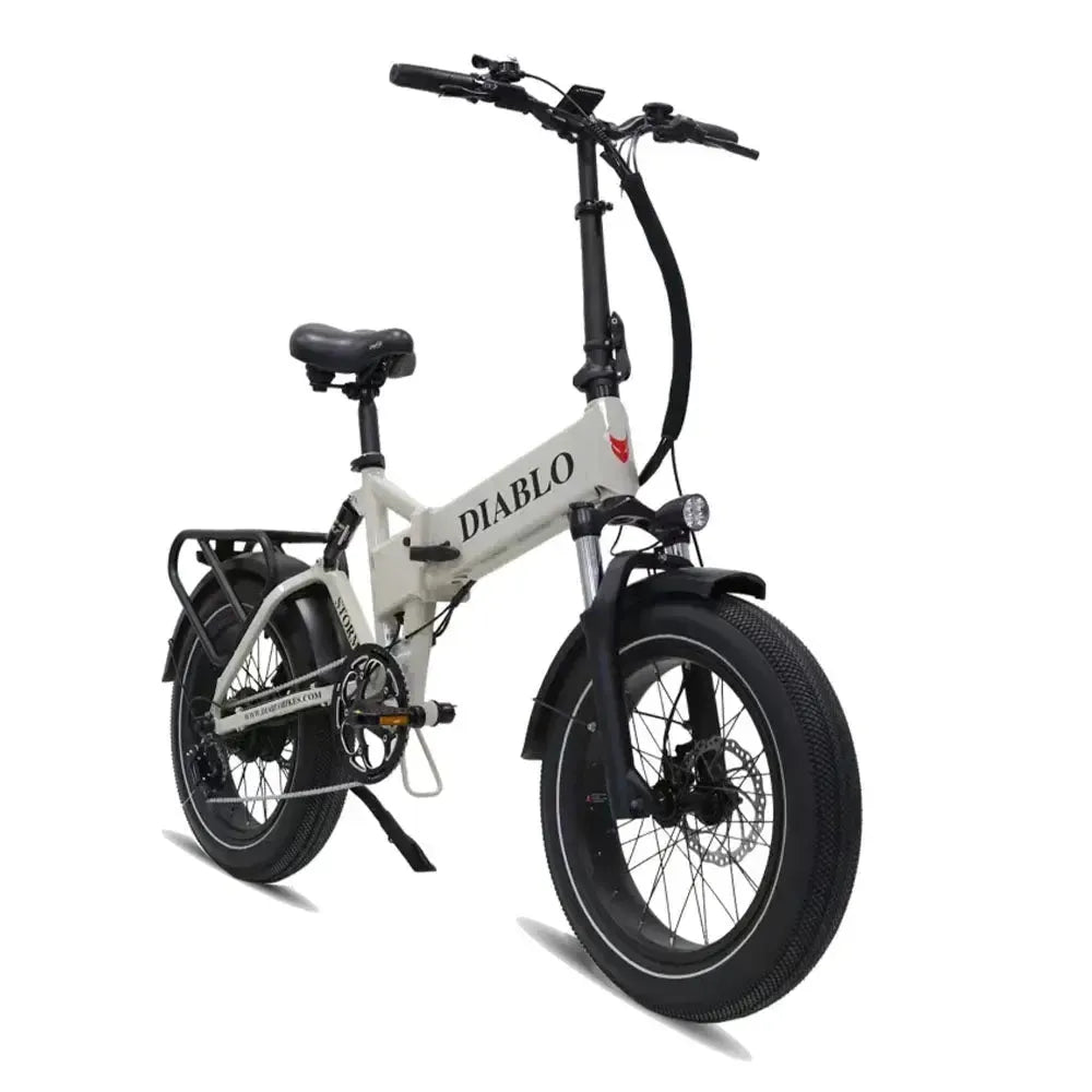 Diablo Storm - Fatbike - Elektrisches Klapprad - Fashion Grey