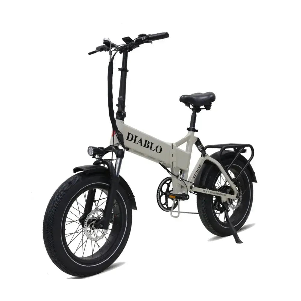 Diablo Storm - Fatbike - Elektrisches Klapprad - Fashion Grey