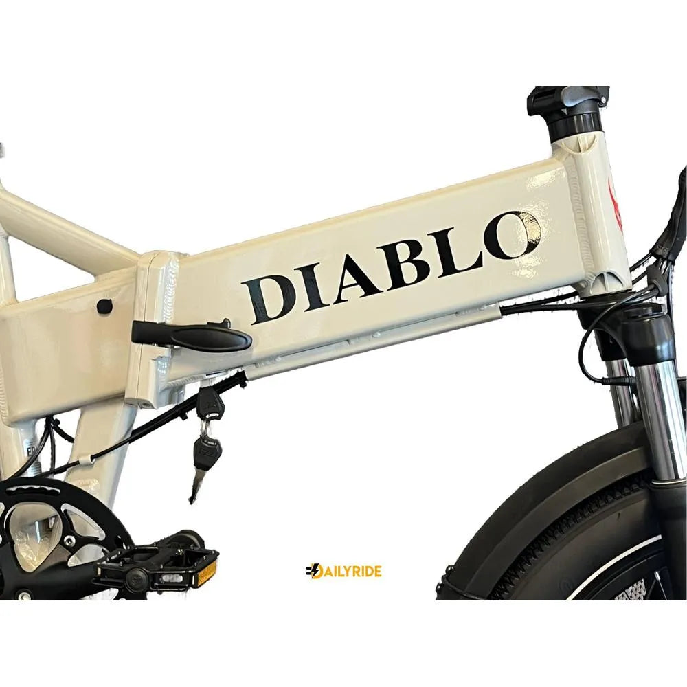 Diablo Storm - Fatbike - Elektrisches Klapprad - Fashion Grey