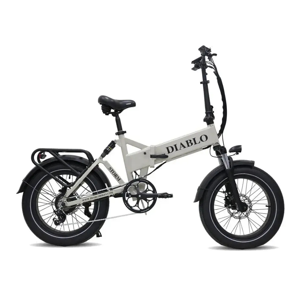 Diablo Storm - Fatbike - Elektrisches Klapprad - Fashion Grey