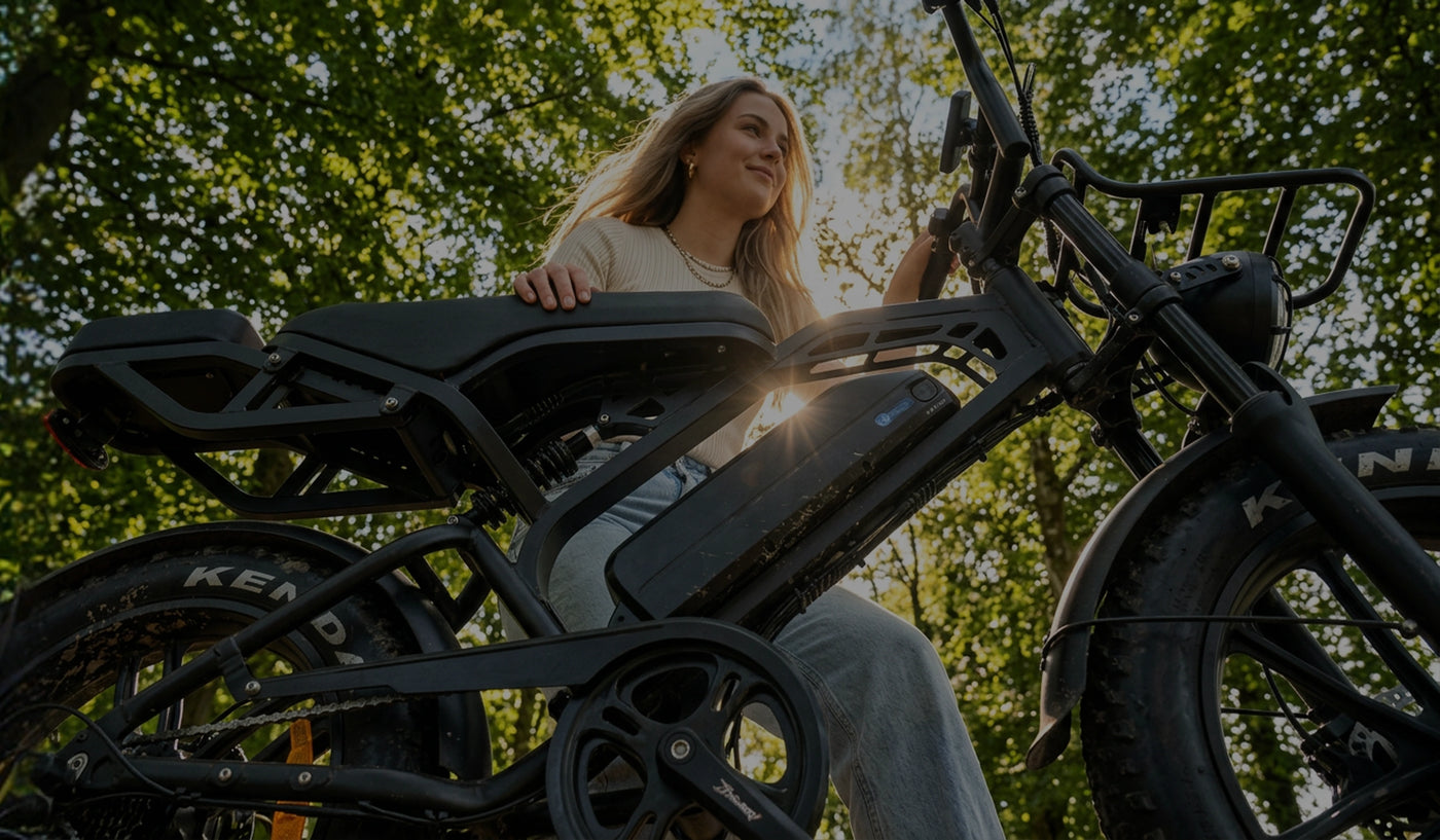Dein Fatbike. Bis 25 km/h. Kostenlos geliefert.