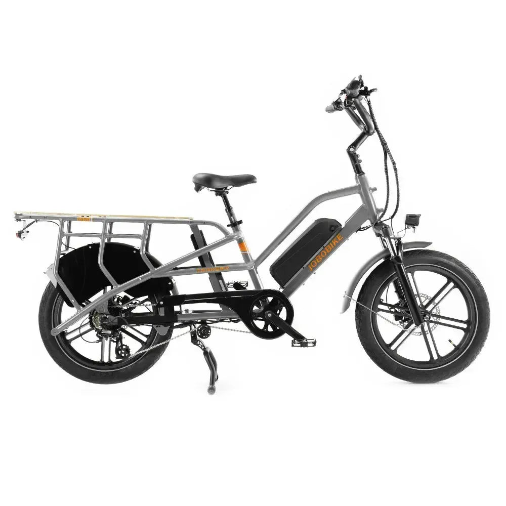 JOBOBIKE Transer - Longtail - Silbergrau
