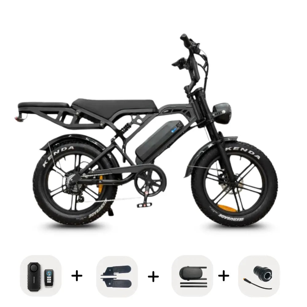 V20 Pro 4.0 2025 (Kombipaket) + Alarmsystem + Rücksitz + Fußstützen + Gasgriff