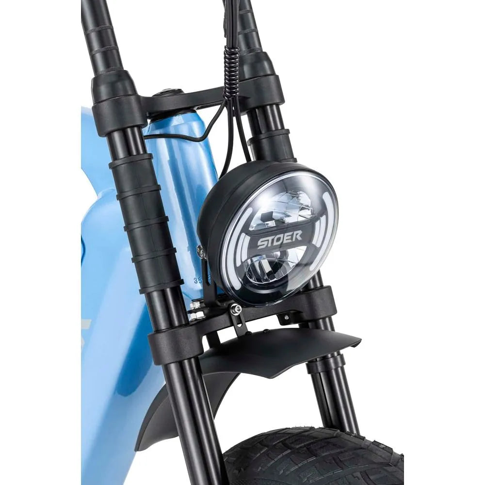 STOER Bikes Urban X - Fatbike - Himmelblau