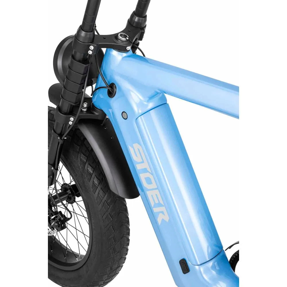 STOER Bikes Urban X - Fatbike - Himmelblau