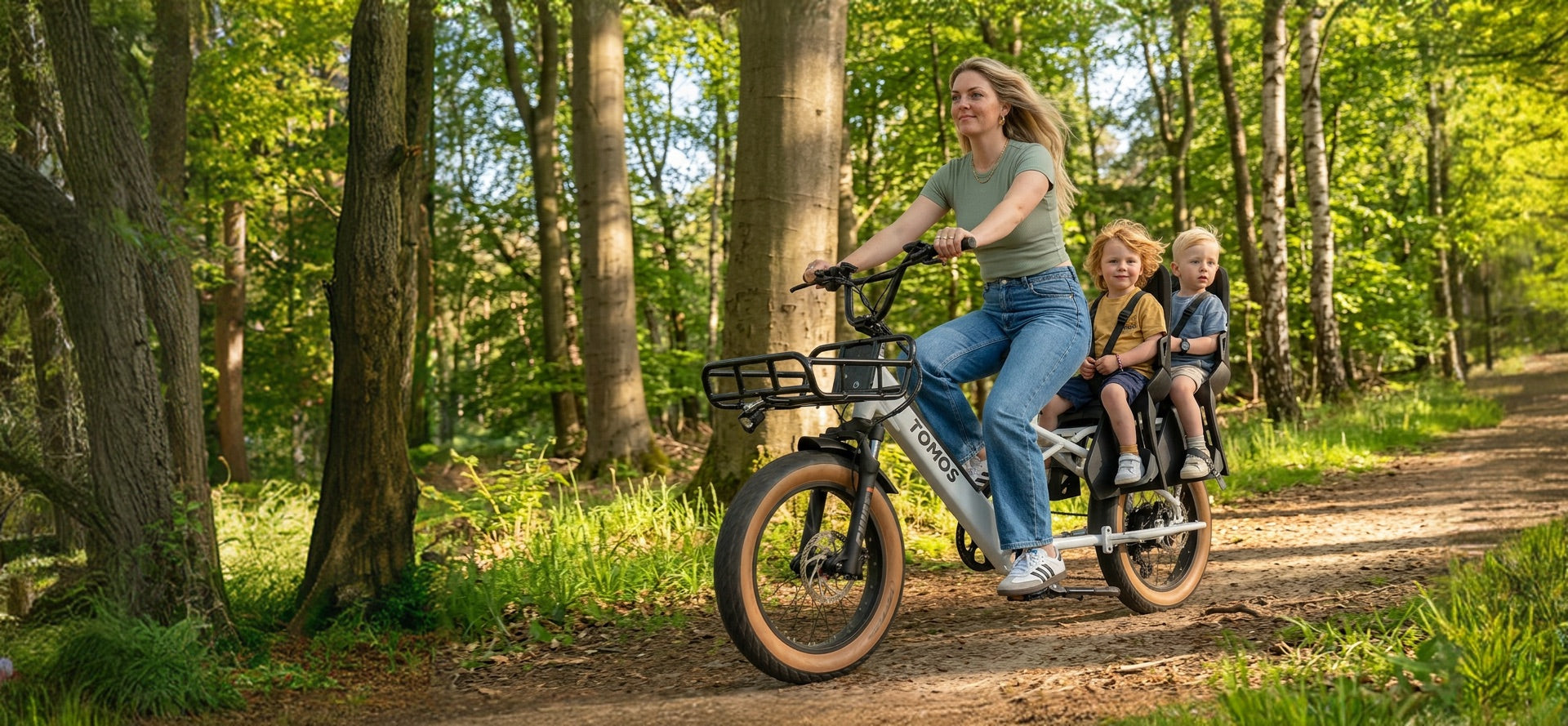 Ein Fahrrad für dich und die Kids.