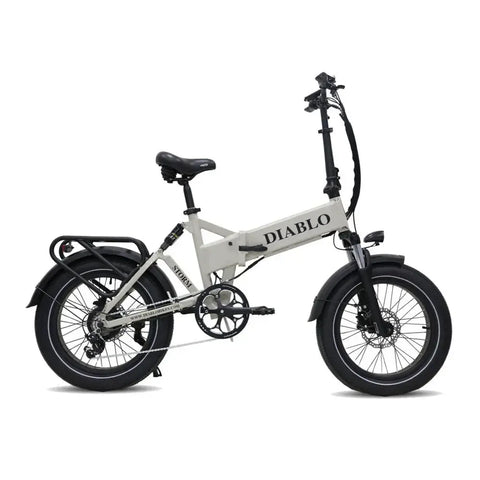 Diablo Storm - Fatbike - Elektrisches Klapprad - Fashion Grey
