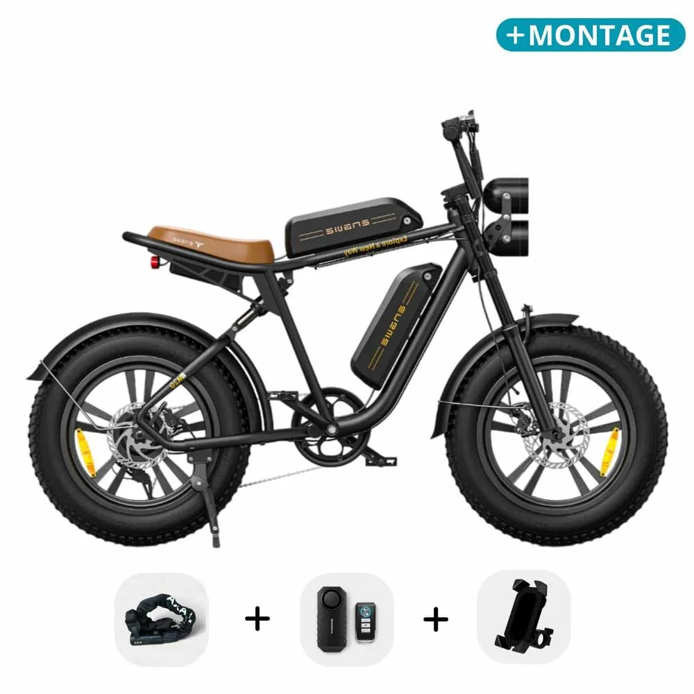ENGWE M20 - Fatbike - Doppelte Batterie - Schwarz