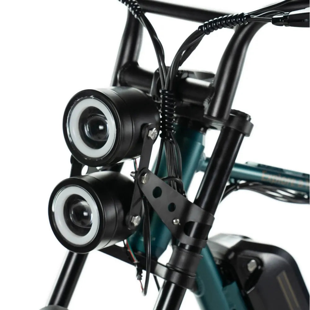 ENGWE M20 - Fatbike - Grün + Alarmsystem + Handyhalter