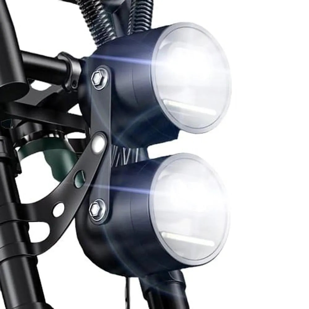ENGWE M20 - Fatbike - Weiß + Alarmsystem + Handyhalter