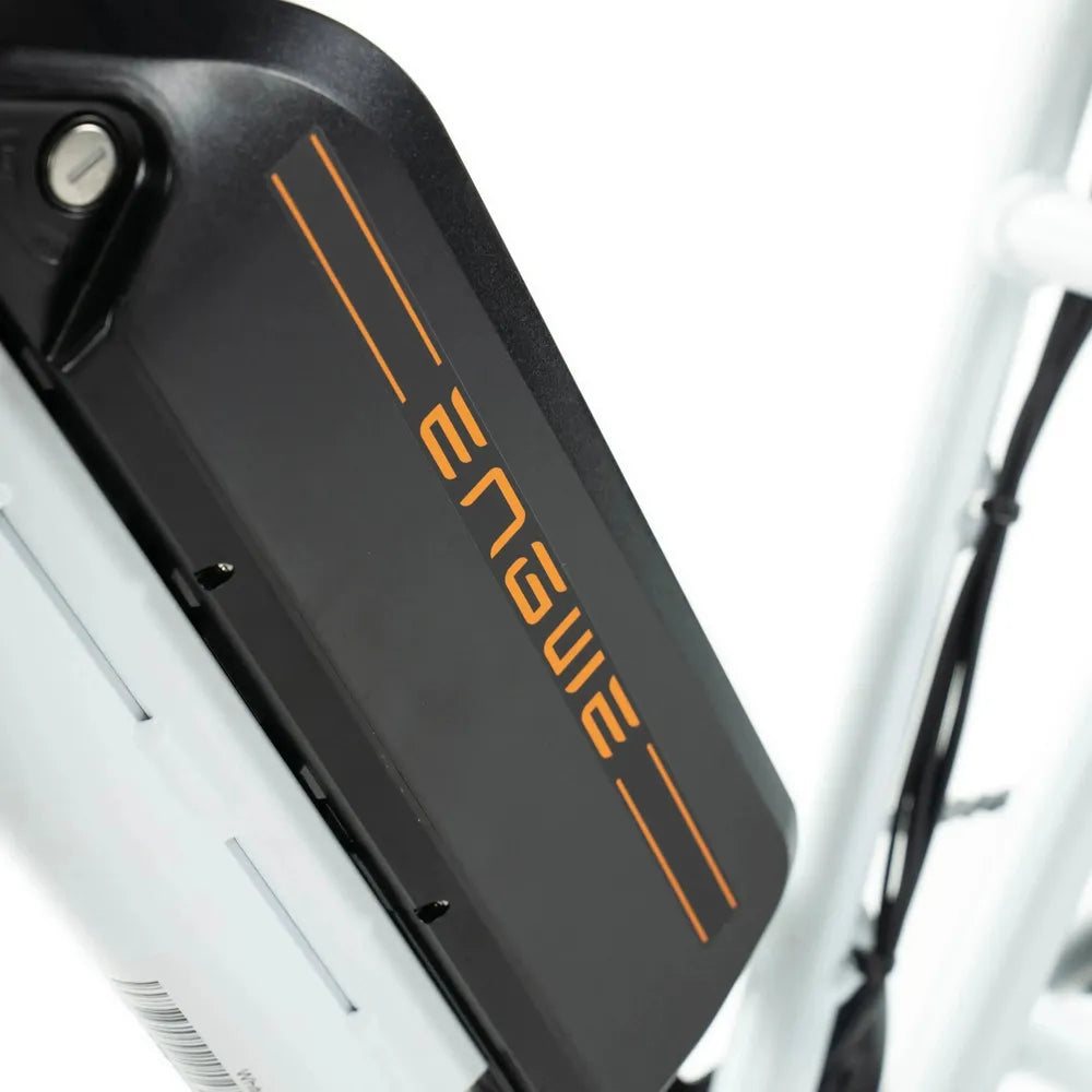 ENGWE M20 - Fatbike - Weiß + Alarmsystem + Handyhalter