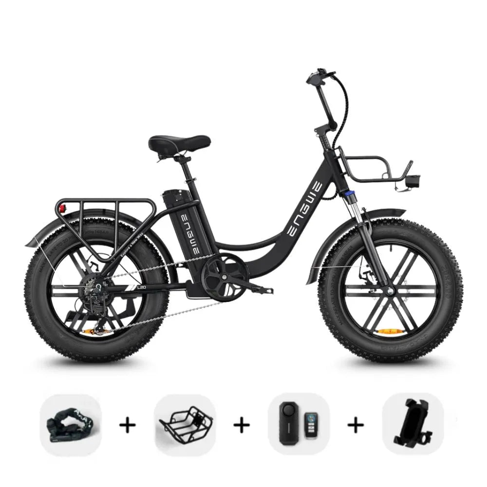 Engwe L20 - Fatbike - Schwarz