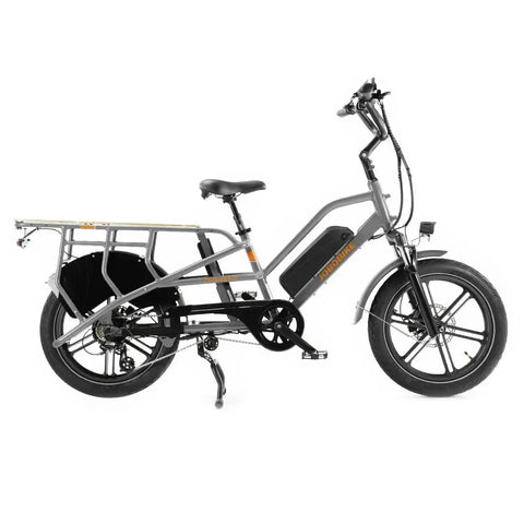 JOBOBIKE Transer - Longtail - Silbergrau