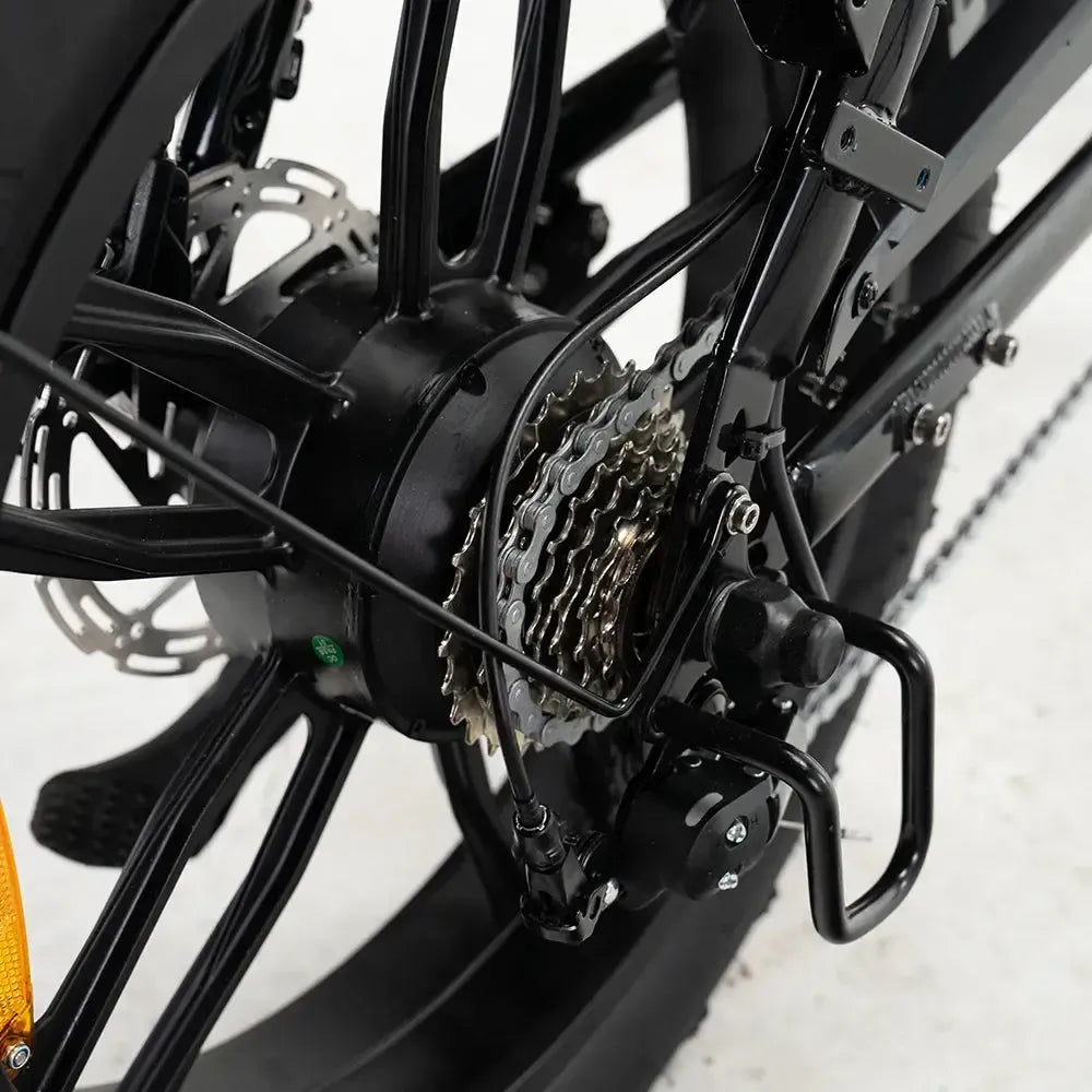 OUXI C80 - Fatbike - Schwarz