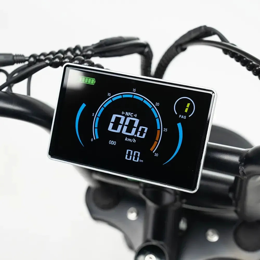 OUXI C80 - Fatbike - Schwarz