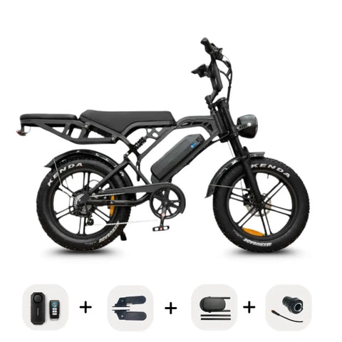 V20 Pro 4.0 2025 (Kombipaket) + Alarmsystem + Rücksitz + Fußstützen + Gasgriff