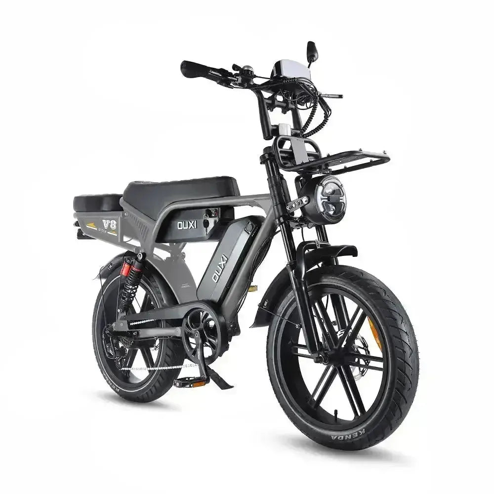 Ouxi V8 Ultra Max - Grau - Brauner Sattel